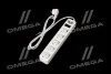 Мережевий фільтр-подовжувач з USB2 Optima Base 5 1,8m WHITE провід 3*0,75мм2 <AXXIS> Axxis Ax-1267 (фото 2)