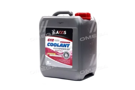 Антифриз RED G12 Сoolant <AXXIS> (червоний) (Каністра 5кг) Axxis AX-2002