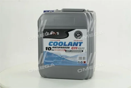 Антифриз BLUE G11 Сoolant <AXXIS> (синій) (Каністра 10кг) Axxis AX-2012