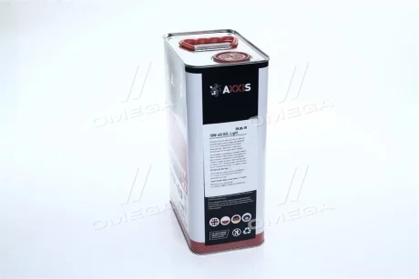 Олива моторн. AXXIS 10W-40 DZL Light (Каністра 4л) Axxis AX-2039