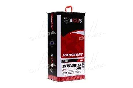 Олива моторн. AXXIS TRUCK 15W-40 LS SHPD (Каністра 4л) Axxis AX-2047
