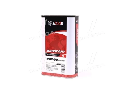 Олива трансміс. AXXIS 75W-80 GL-4 + (Каністра 1л) Axxis AX-2162