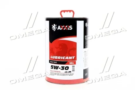 Олива моторн. AXXIS 5W-30 Gold Sint (Каністра 10л) Axxis AX-2181