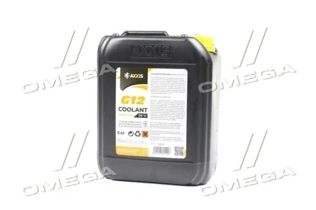 Антифриз YELLOW G12 Сoolant Ready-Mix -36°C <AXXIS> (жовтий) (Каністра 5кг) Axxis AX-P999-G11Ye RDM5