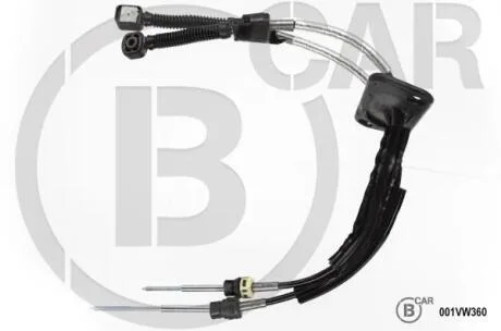 Трос привода коробки передач B CAR 001VW360