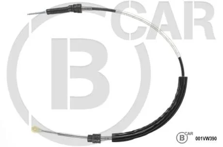 Трос привода коробки передач B CAR 001VW390