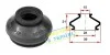 Пыльник опоры шаровой рулевого наконечника (универсальный) (15х29x21) BELGUM PARTS BG0101 (фото 3)