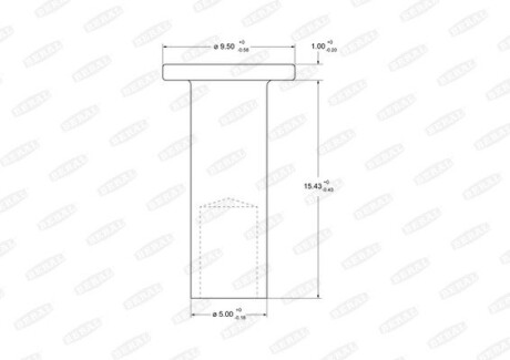 Комплект заклепок сталева трубчаста 5x15 BERAL 93235