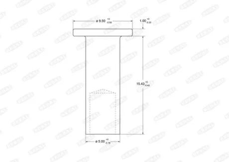 Комплект заклепок сталева трубчаста 5x15 BERAL 93235