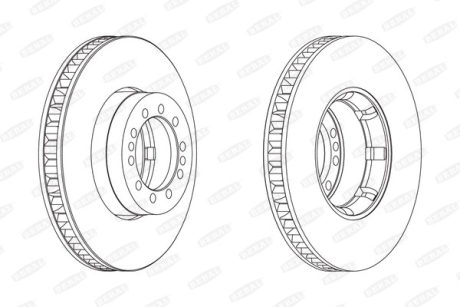 Тормозной диск BERAL BCR242A
