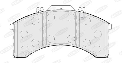 Тормозные колодки, дисковые BERAL BCV29011T