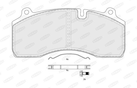 Гальмівні колодки, дискові BERAL BCV29181TK