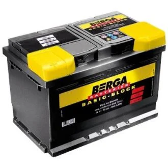 Акумулятор BERGA Basicblock 60Ah Ев (-/+) (540EN) (д242*ш175*в190) Berga 5604080547902