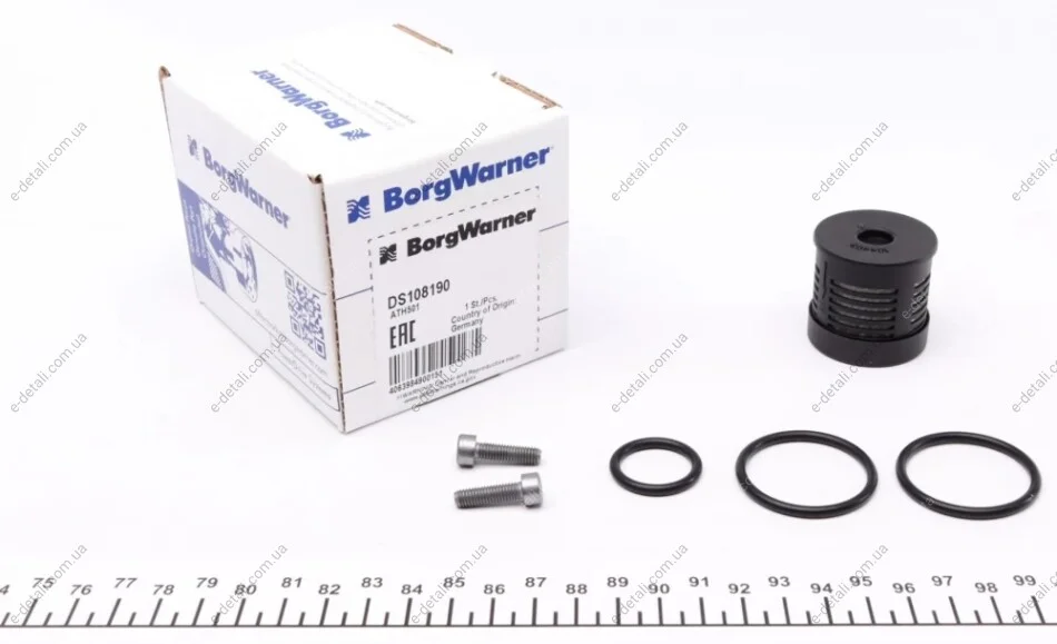 Фильтр масляный дифференциала Volvo S60 2.4/2.5 01-10 (к-кт) BERU DS108190 (фото 1)