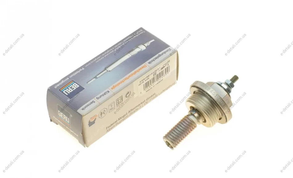 Свічка розжарювання (автономки) (12V) (M24x1.5mm) VW T4 1.9TD/2.4D/2.5TDI 90-03 BERU GHA408 (фото 1)