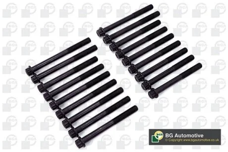 Комплект болтов с головкой системы TORX из черного металла BGA BK3390