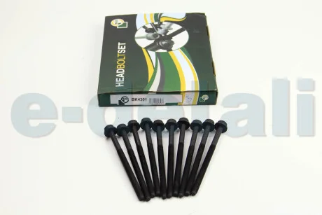 Комплект болтов с головкой системы TORX из черного металла BGA BK4301