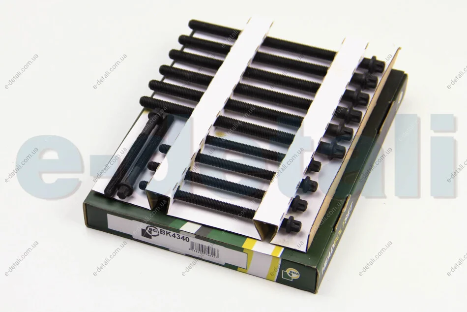 Комплект болтів з головкою системи TORX з чорного металу BGA BK4340 (фото 1)