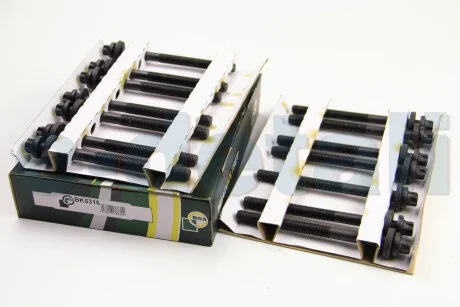 Комплект болтов с головкой системы TORX из черного металла BGA BK5316