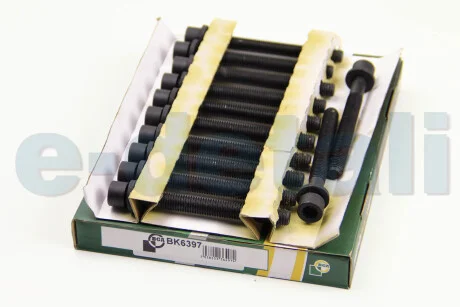 Комплект болтів з головкою системи TORX з чорного металу BGA BK6397