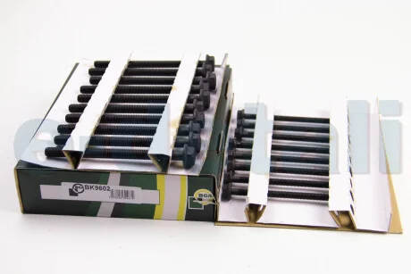 Комплект болтов с шестигранной головкой из черного металла. BGA BK9602
