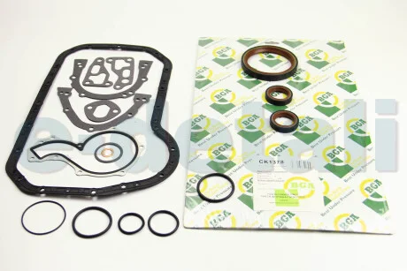 Комплект прокладок Caddy II/T4/A4/A6/Golf/Passat 1.9TDI 90-04 (нижний)) BGA CK1378