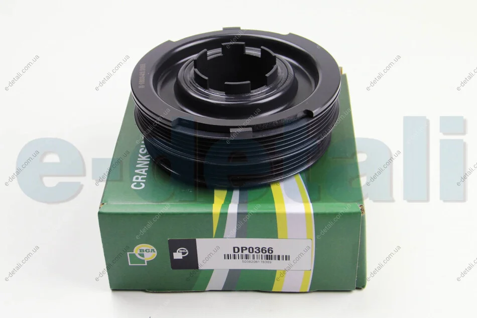 Шків колінвалу BMW 3/5 318D/520D/ROVER 2.0 CDT 99-05 BGA DP0366 (фото 1)