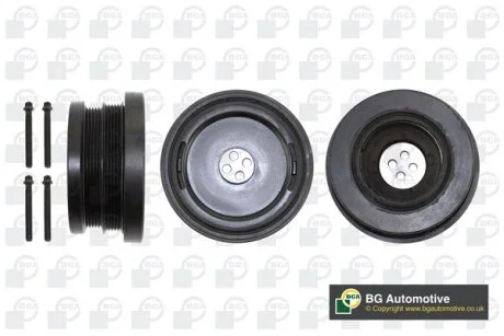 Шків колінвалу 3(E46)/ 5(E39)/ X5(E53)/ Omega B 2.5/3.0D 98-05 (комплект) BGA DP3130K