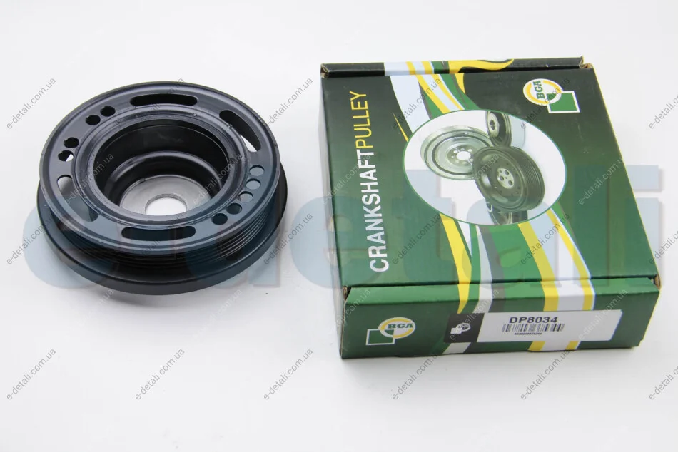 Шкив коленвала Astra G/H/Vectra 1.6/1.8i 98- BGA DP8034 (фото 1)