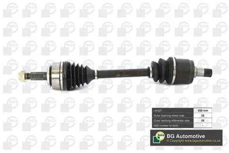 Піввісь BGA DS2519L