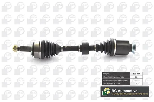 Піввісь BGA DS2519R (фото 1)