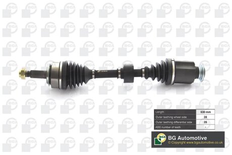 Піввісь BGA DS2519R