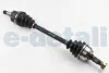 Піввісь Citroen C4/Peugeou 307 1.4/1.6i 01-10 (25/22) 630mm Л. BGA DS6724LA (фото 1)