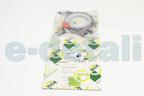 Сальник 84.5x106/163x11.5 колінвалу задній VW Caddy 1.0/1.4/1.6i 95-05 (в корпусі) BGA OC6317