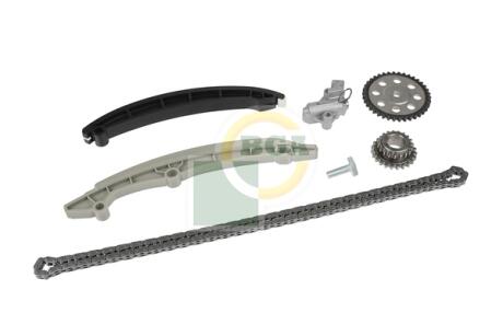 Комплект ланцюга ГРМ VW Golf V 1.4TSI, 10/03 - 02/09, 90/103/125kw, (z=130/18-36) BGA TC0114FK