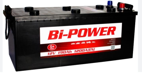 Акумулятор автомобільний 190 Аh/12V Bi-Power KLV190-00