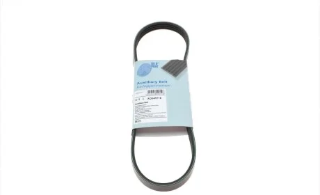 Ремень генератора Renault Logan/Sandero 1.4-1.6 07-/Chevrolet Matiz 1.0 05-/Kalos/Aveo 1.2 04- BLUE PRINT AD04R715