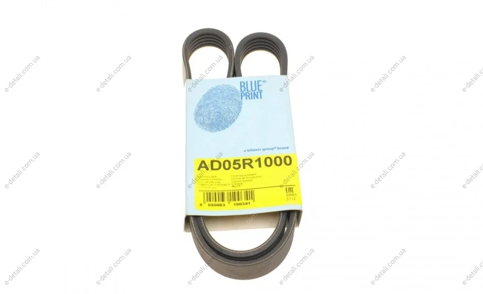 Ремень генератора Toyota Camry/ Celica/ Rav4 1.8-2.0 83-00 BLUE PRINT AD05R1000 (фото 1)