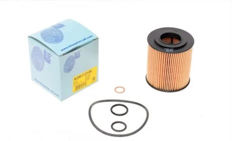 Фильтр масляный BMW 3 (E46/ E90) / 5 (E60)/ X3 (E83) 1.6/ 2.0/ 1.8/ 2.0 BLUE PRINT ADB112106