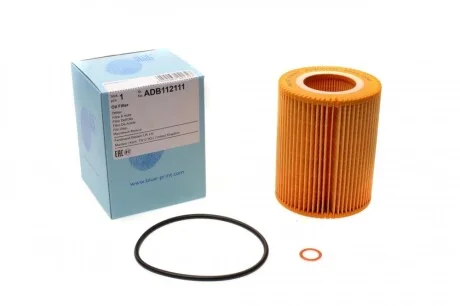 Фильтр масляный BMW 3 (E36/ E46)/ 5 (E39/ E60/ E61)/ 7 (E38/ E65/ E66/ E67)/ X5 (E53) 97-10 BLUE PRINT ADB112111