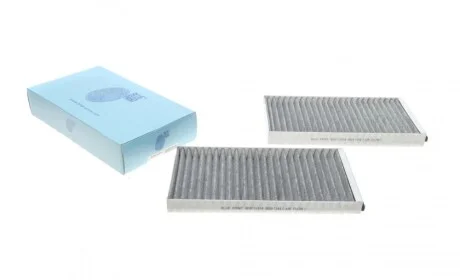 Фільтр салону BMW 5 (E60)/6 (E63) 04-10 (вугільний) (к-кт 2 шт.) BLUE PRINT ADB112514