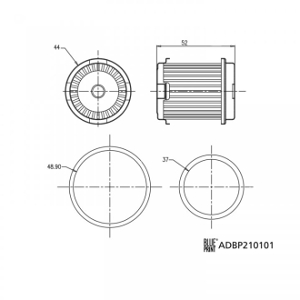 Фильтр гидравлический КПП BLUE PRINT ADBP210101