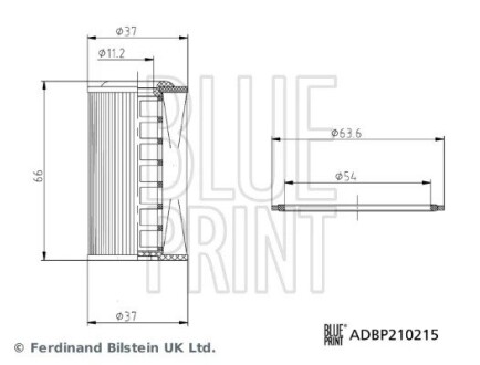 Фільтр АКПП BLUE PRINT ADBP210215