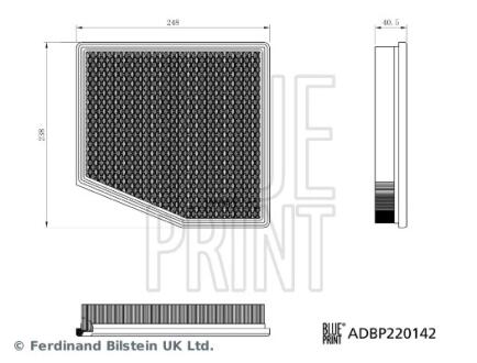 Фільтр повітря BLUE PRINT ADBP220142