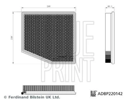 Фільтр повітря BLUE PRINT ADBP220142