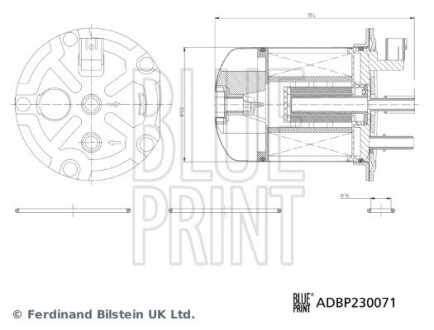 Фільтр паливний BLUE PRINT ADBP230071