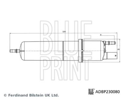 BMW Фільтр палива 3 (G20, G80, G28) 318 d 19-20 BLUE PRINT ADBP230080
