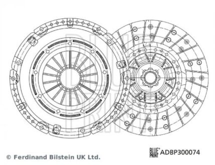 Комплект зчеплення BLUE PRINT ADBP300074