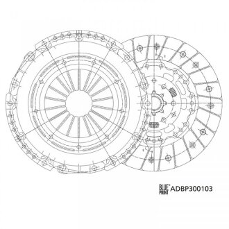 Комплект зчеплення BLUE PRINT ADBP300103