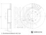 Гальмівний диск BLUE PRINT ADBP430150 (фото 3)